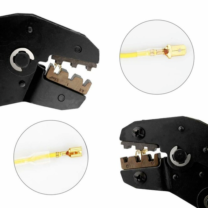 Kit Wire Terminal Crimping Tool Plier Male Female ConnectorsElectrical Crimper