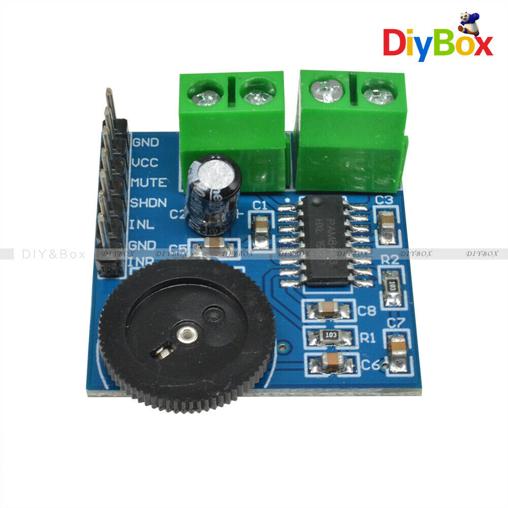 Mini PAM8403 2-Channel Double Track Power Amplifier Module Volume Adjustment
