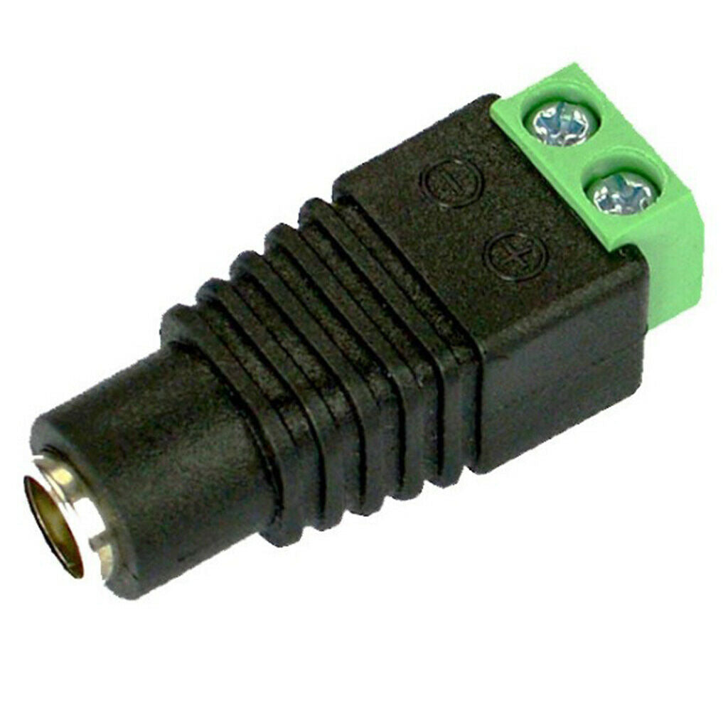 10PCS 12V 10A Female DC Power   Plug Adapter Connector for CCTV Camera