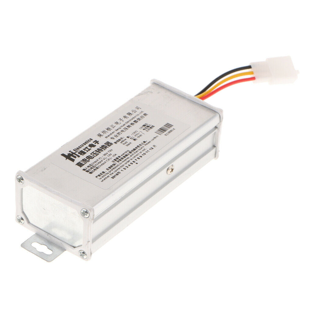 DC to DC Buck Converter 36V-72V to 12V 15A Power Supply  Module for Auto Car