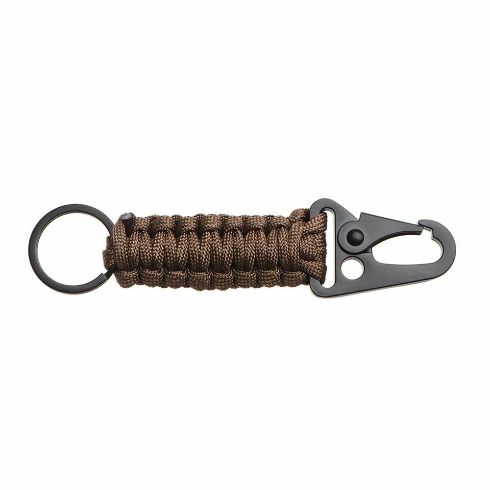 Survival Kit Emergency Knot Rope Keychain Keyring Bottle Opener Key Chain Ring