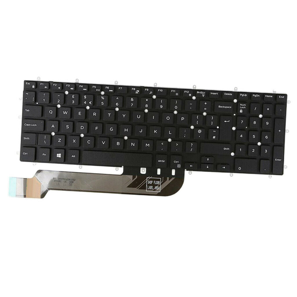 (1)Laptop Replacement UK Keyboard For Dell Inspiron 15-7566 7567 7577 7786