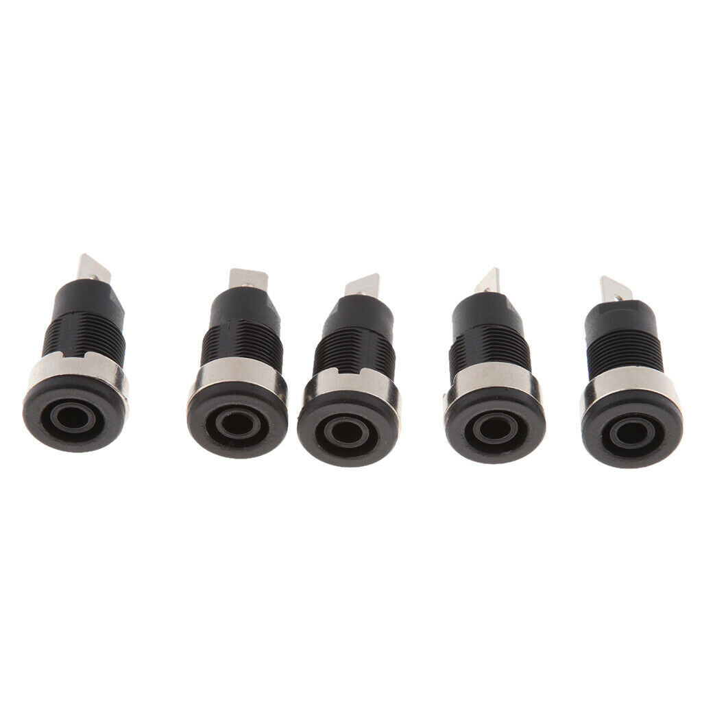 10x Insulated Safety 2 Colors 4mm Banana Female Jack Panel Socket Connector
