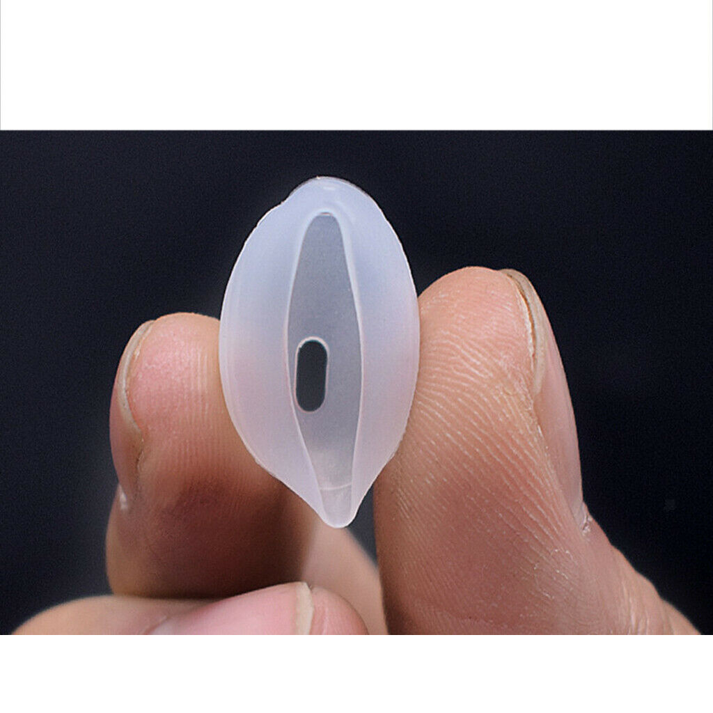 3 Pair Silicone Gel Ear Tips Earbuds Cover for Airpods Gray