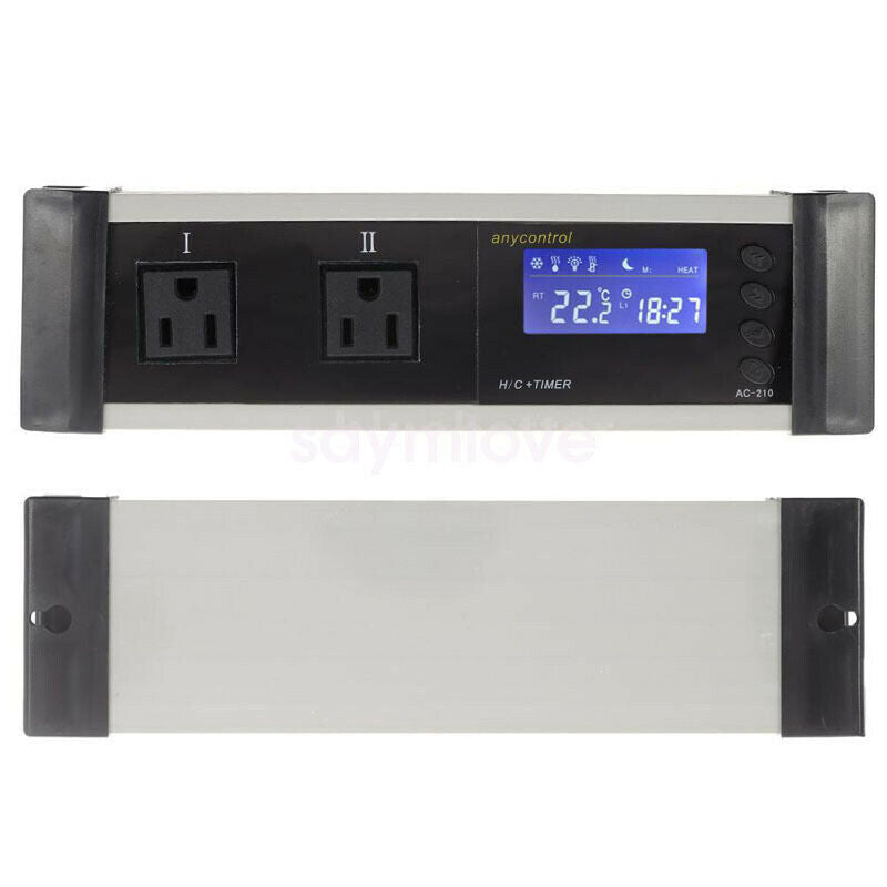Digital Temperature Controller Heat Thermostat Timer Reptile Aquarium Fish tank