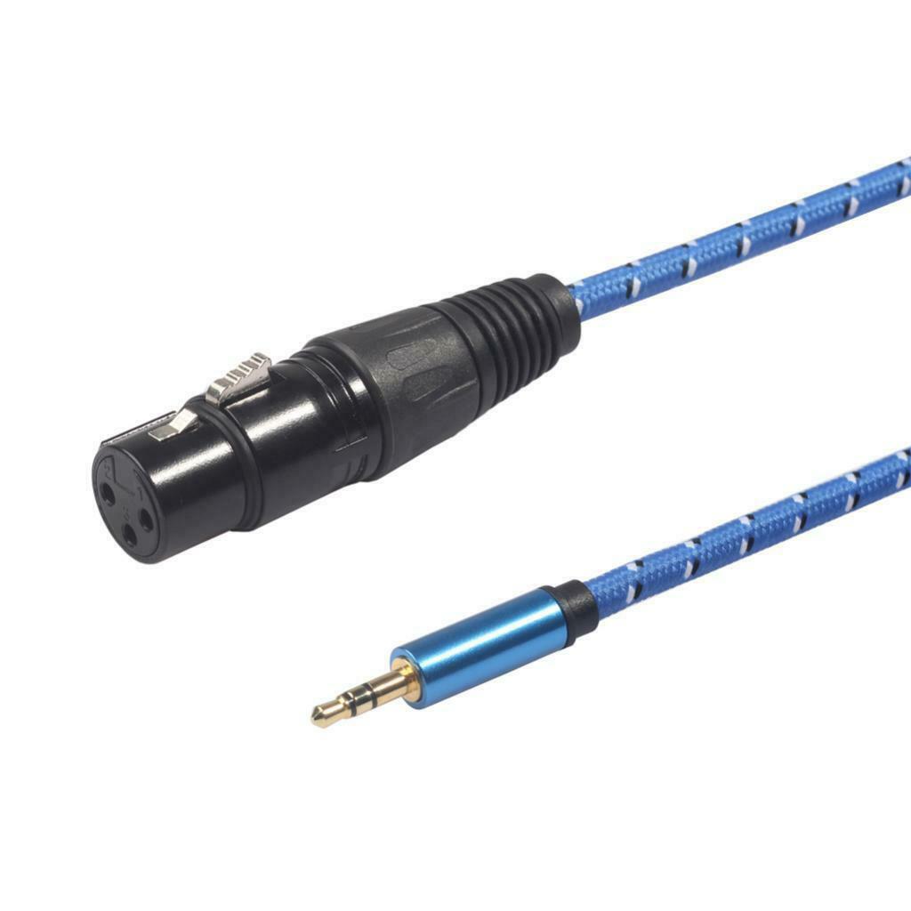 (1/8 Inch) 3.5mm to XLR Cable (XLR to 3.5mm Cable) Female to Male
