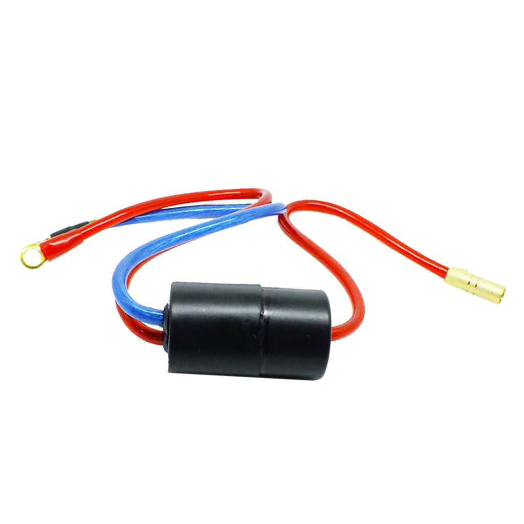 For 40 Amp Car Audio Engine Noise Filter Amplifier Install, Black