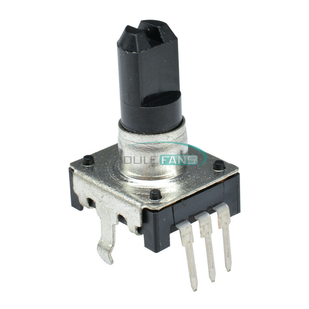 2Pcs Rotary encoder EC12 Audio digital potentiometer 5mm handle