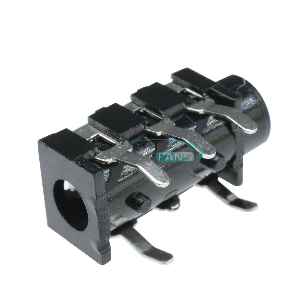 20PCS 3.5mm 5Pin Stereo Headphone Audio Jack Earphone Socket New