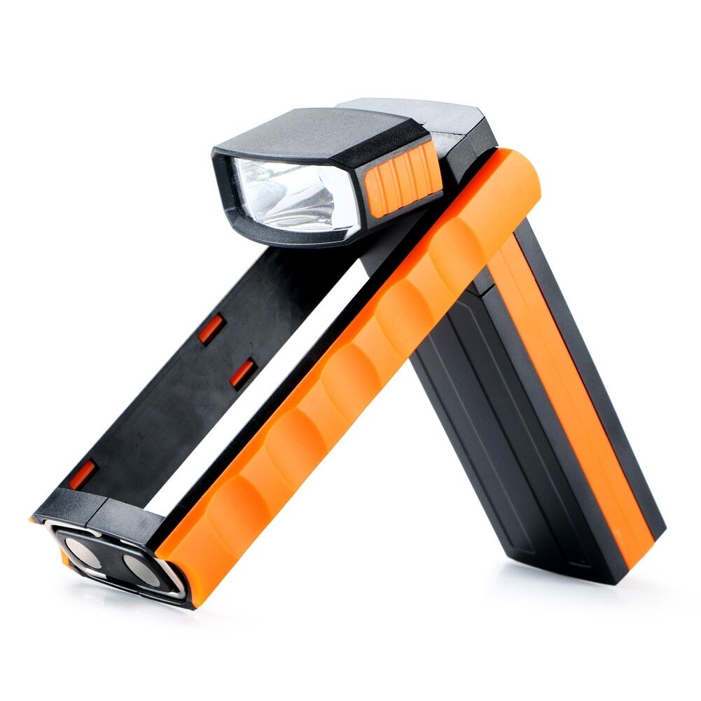 3W COB LED Flashlight Camping Lamp Inspection Working Tent Light Magnetic Torch