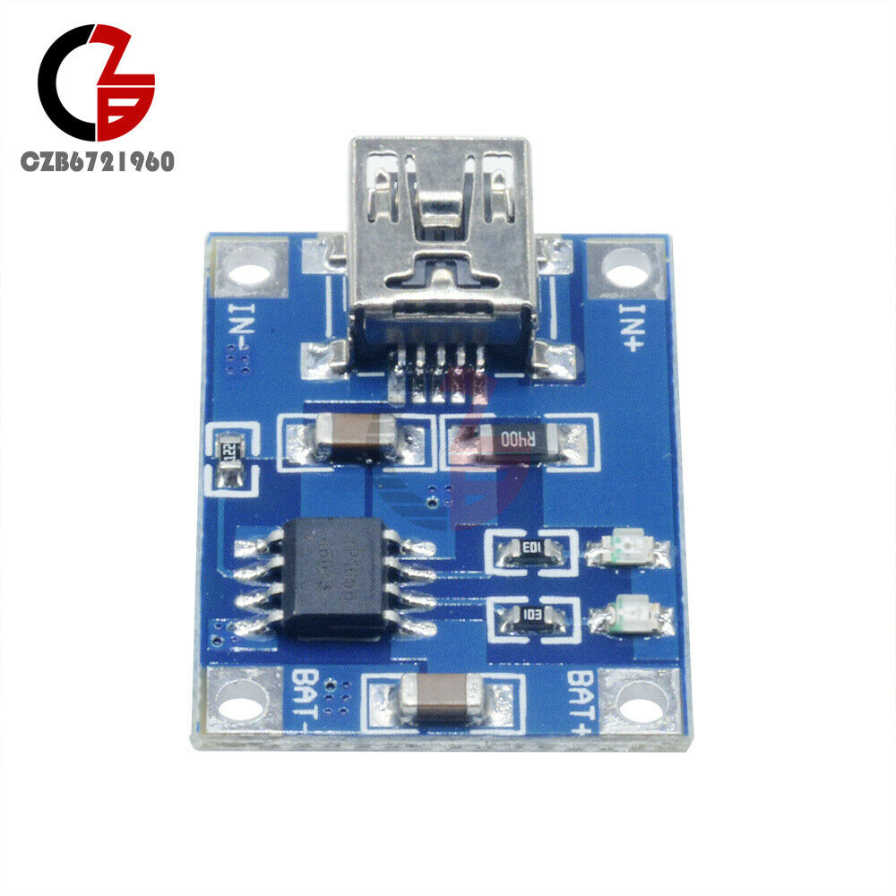 2PCS TP4056 Mini USB Charge Board 5V 1A Lithium Battery Charger Charging Module