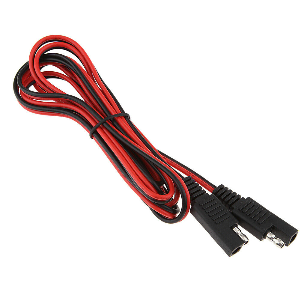 2m Plastic 18AWG DC Harness Charging SAE Connector Extension Cable Adapter
