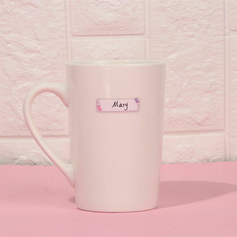 School Supply Cartoon Cute Tag Handwritten Bottle Label Name Stickers