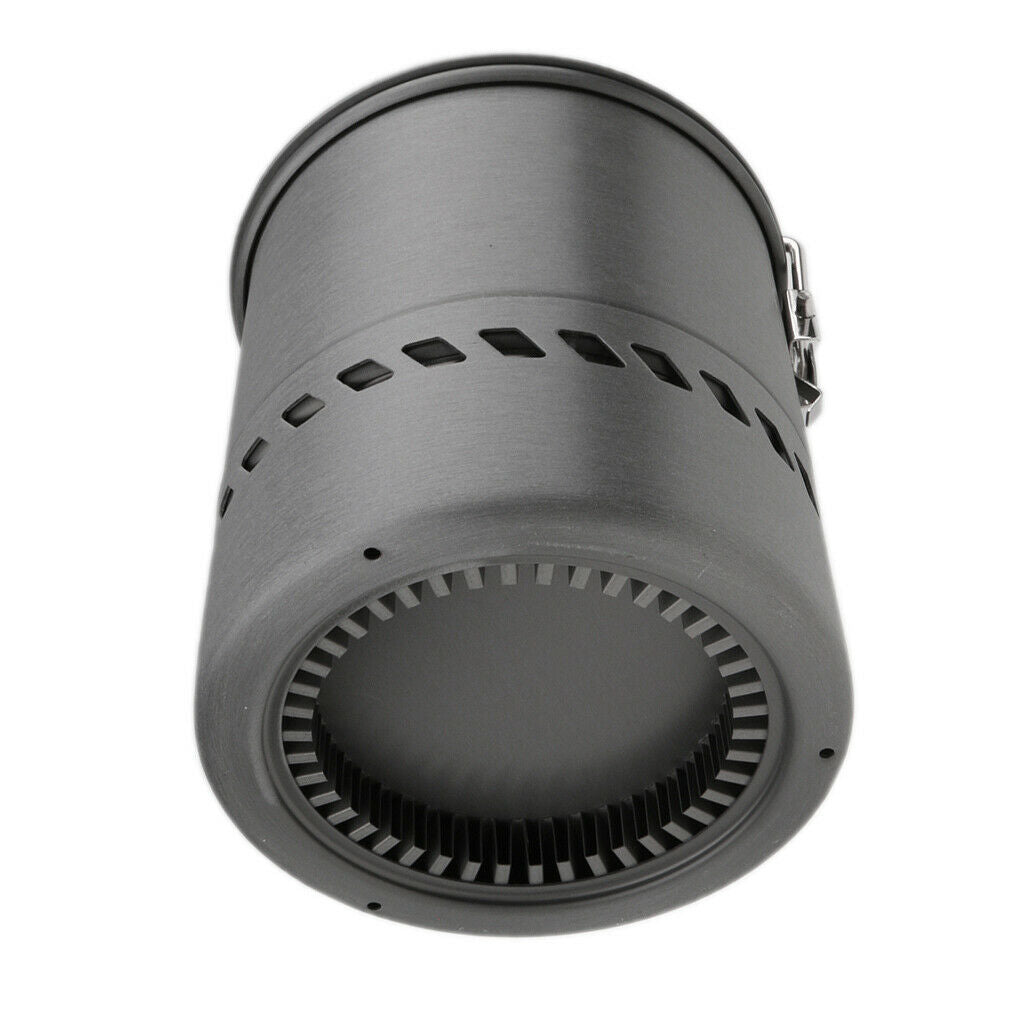 1.5L 1-2 Person Portable Heat Exchanger Pot Outdoor Cookware Camping Kettle