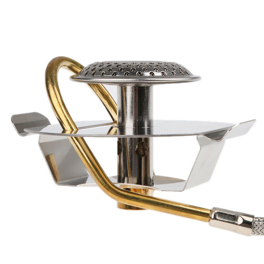 Stainless Steel Gas Stove Outdoor Camping Split Burner W / Preheating Device