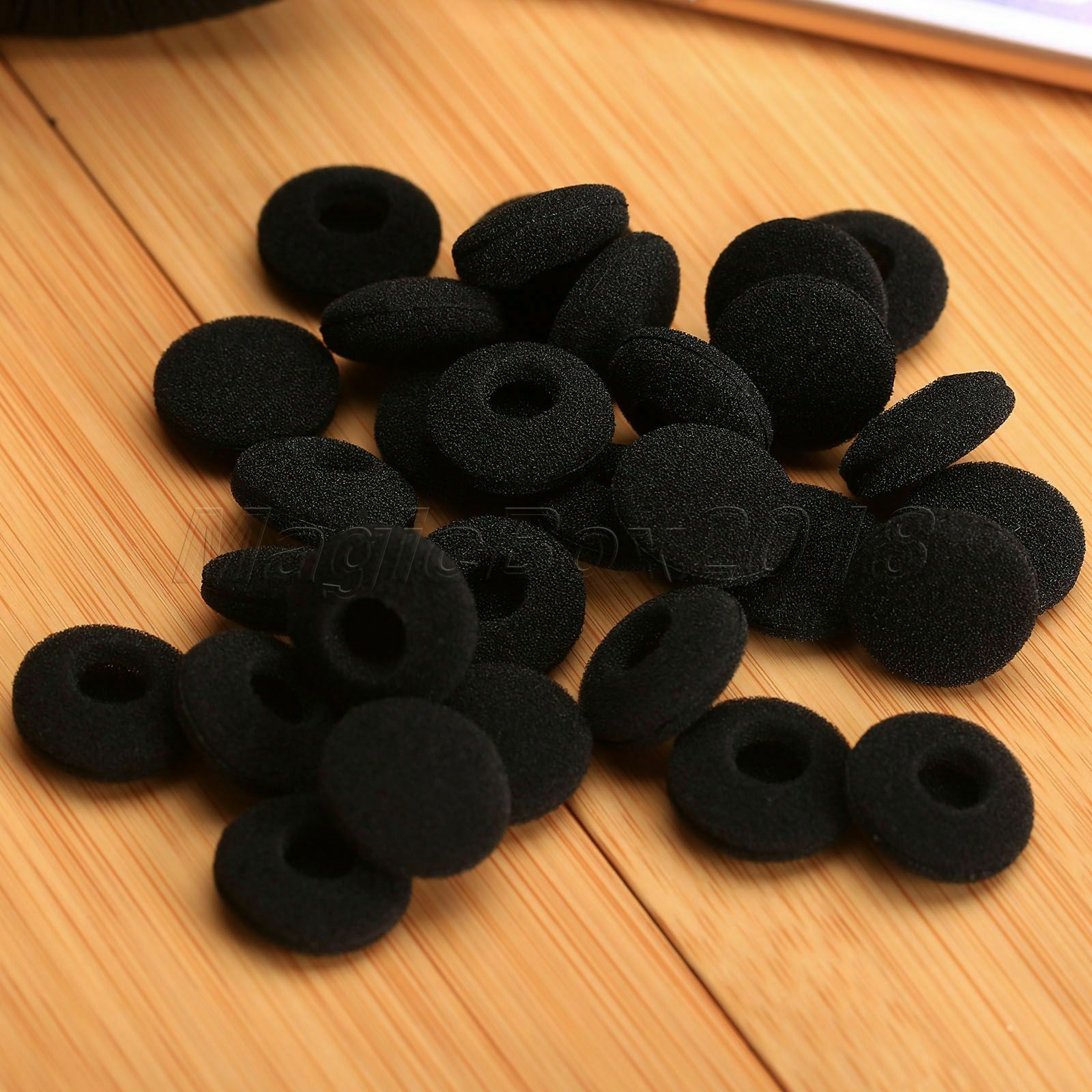 30pcs Replacement Headphone Earpads Headset Foam Covers Ear Pads Cushion 15mm
