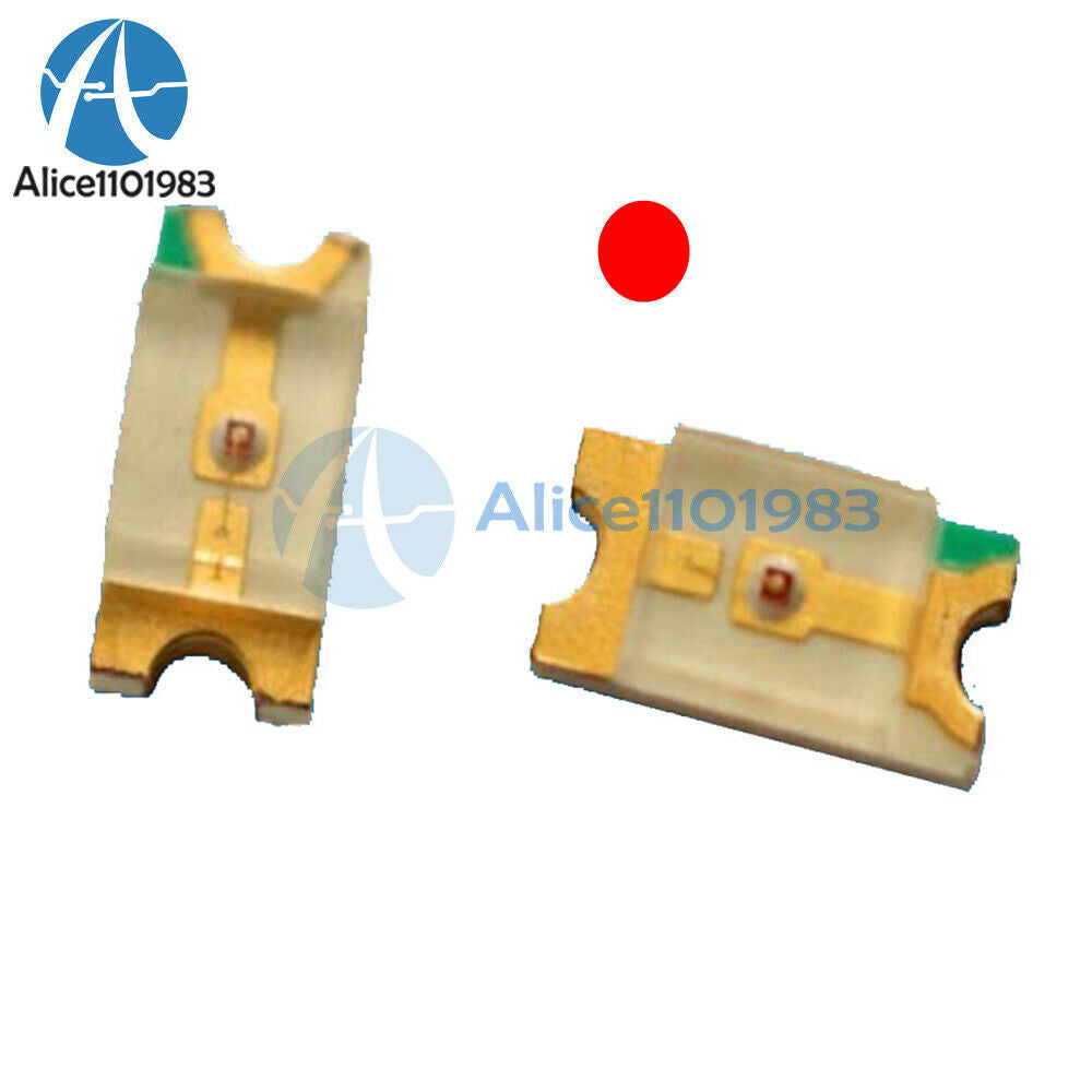 100Pcs 1206 Super Bright DASH SMD SMT LED Lamp Light Red 1206 LED