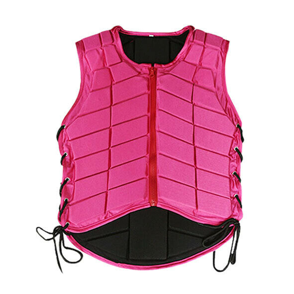 Safety Horse Riding Vest Equestrian Body Protector Waistcoat Kids Pink M Coat