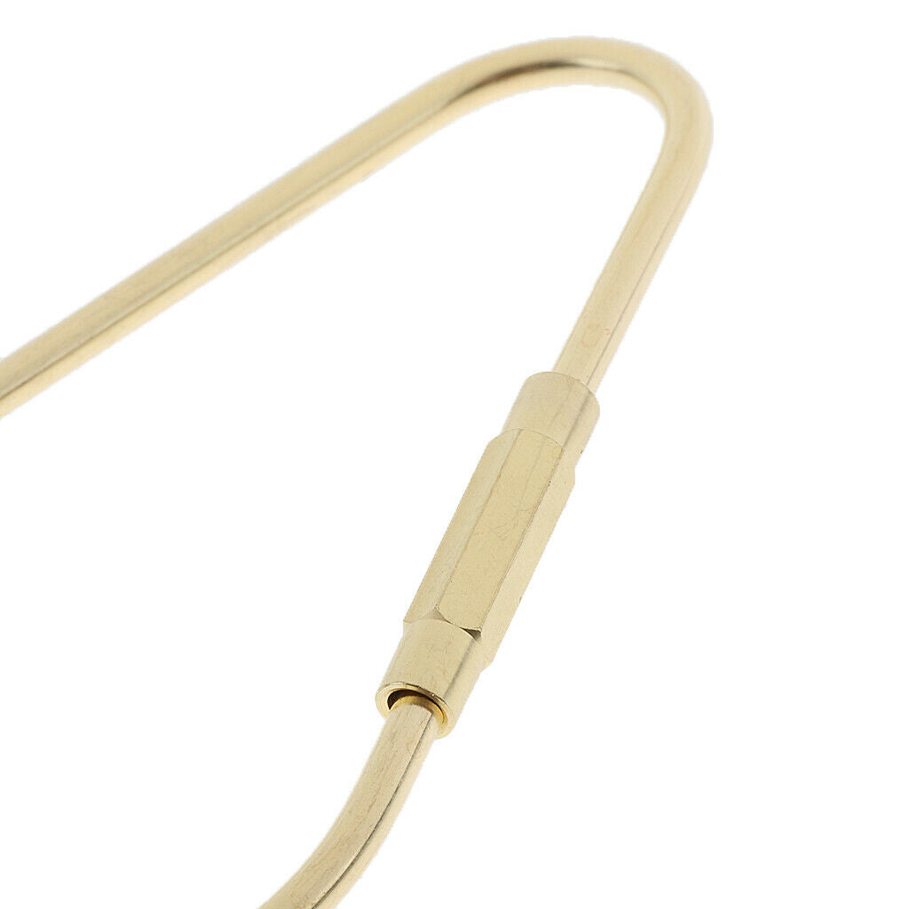 3PCS Portable Solid Brass Screw Lock Clip Key Chain Ring Exquisite Car Keychain