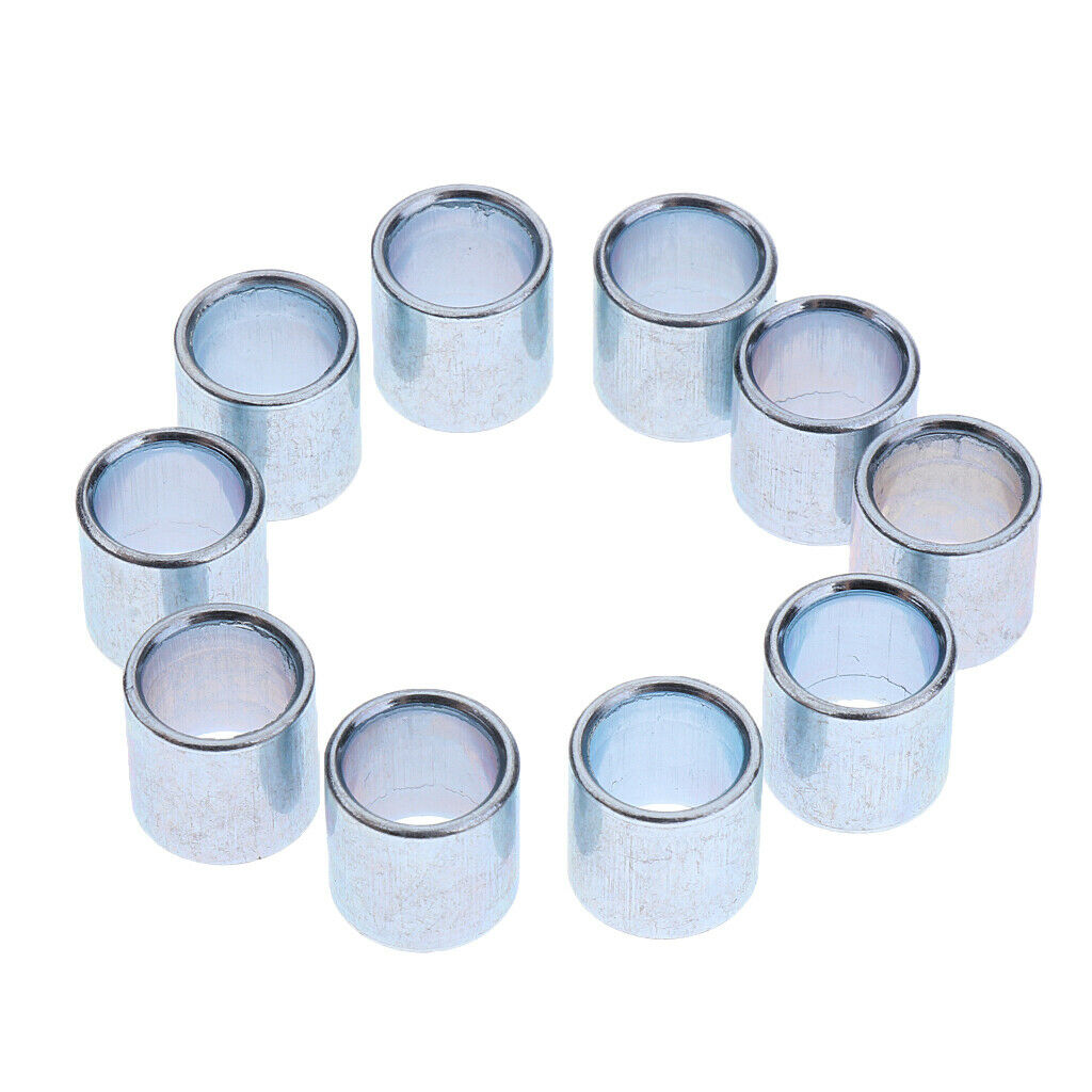 10 Pcs Inline Skate Roller Skating Wheels Bearing Spacers ID8mm