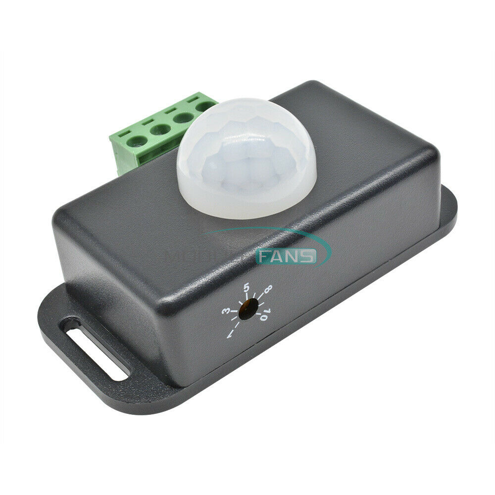 Automatic DC 12V-24V 8A Infrared PIR Motion Sensor Switch For LED light Stylish