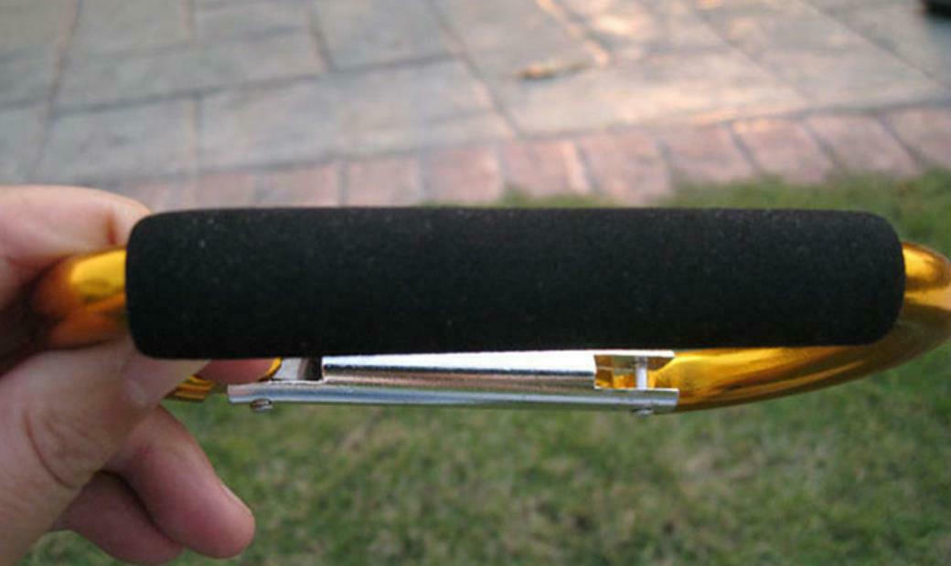 Outdoor D-Shape Aluminum Carabiner Rock Climbing Screw Gate Lock Carabiners NEW