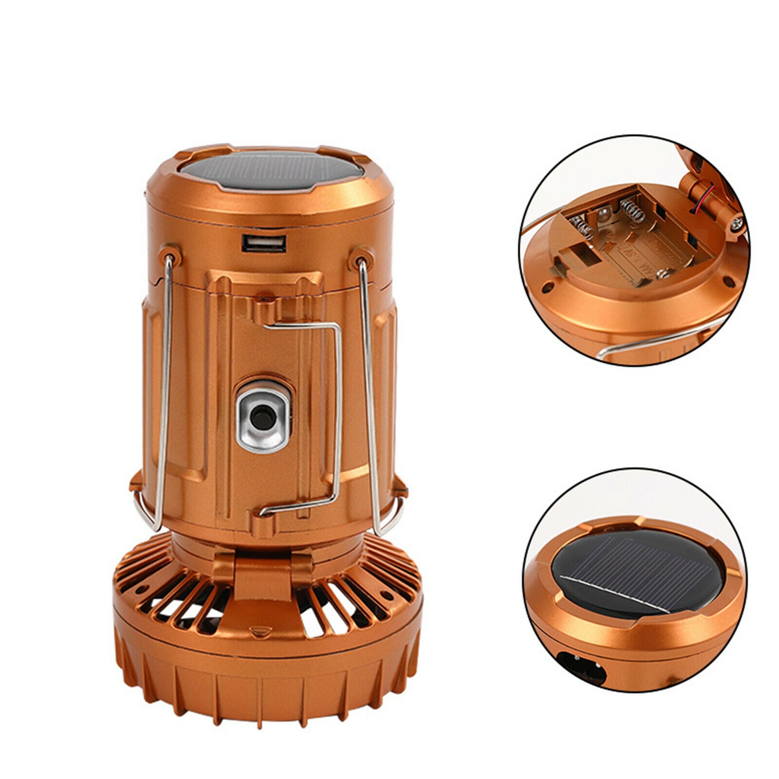 Rechargeable Lantern Solar LED Bulb Camping Light Tent Lights