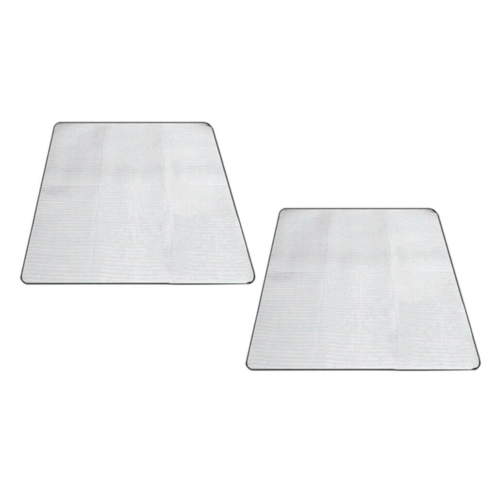 2pcs Aluminum Foil Sleeping Mattress Mat Pad Camping Picnic Ground Sheet 200x200
