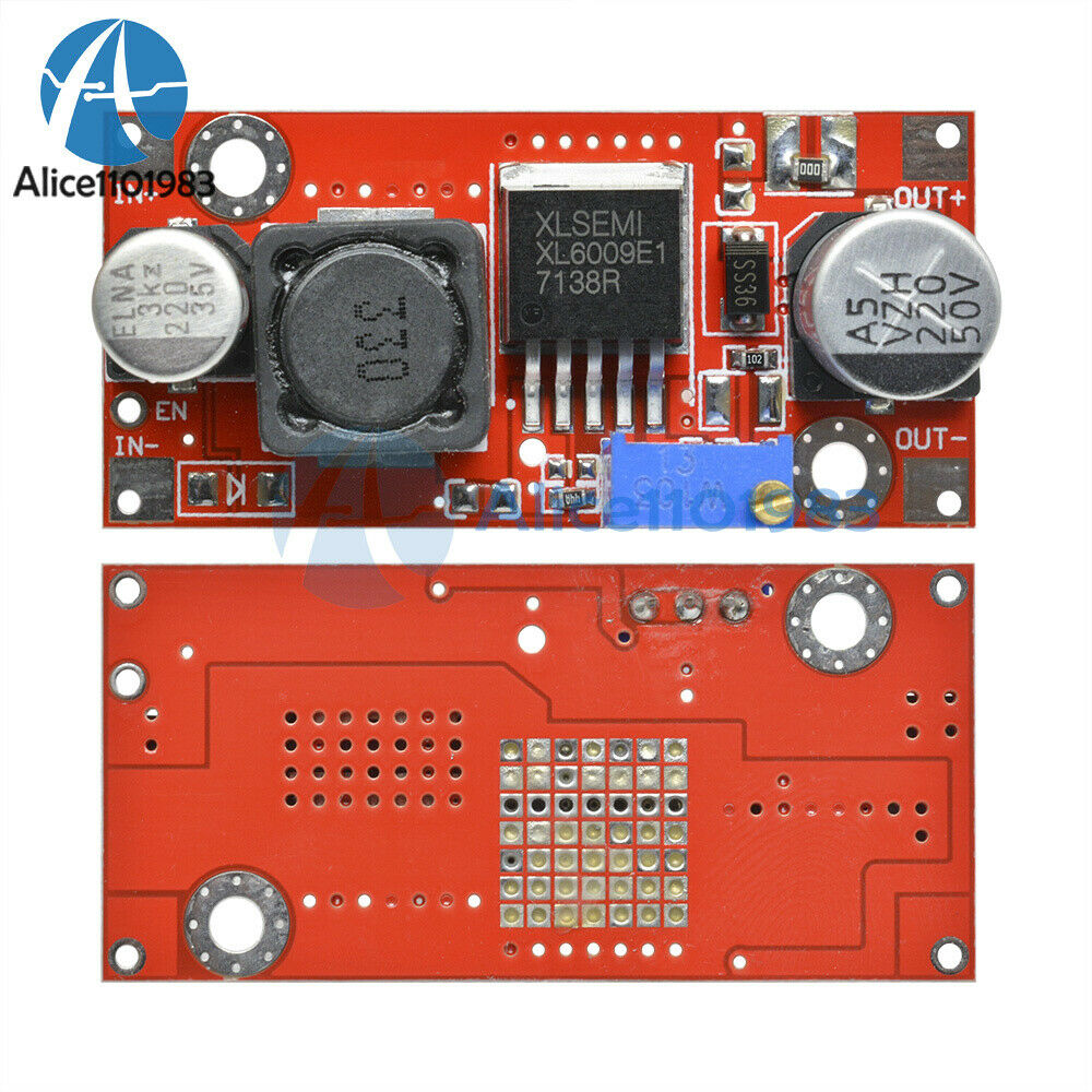 5Pcs XL6009 DC Adjustable Step up Boost Power Converter Module Replace LM2577
