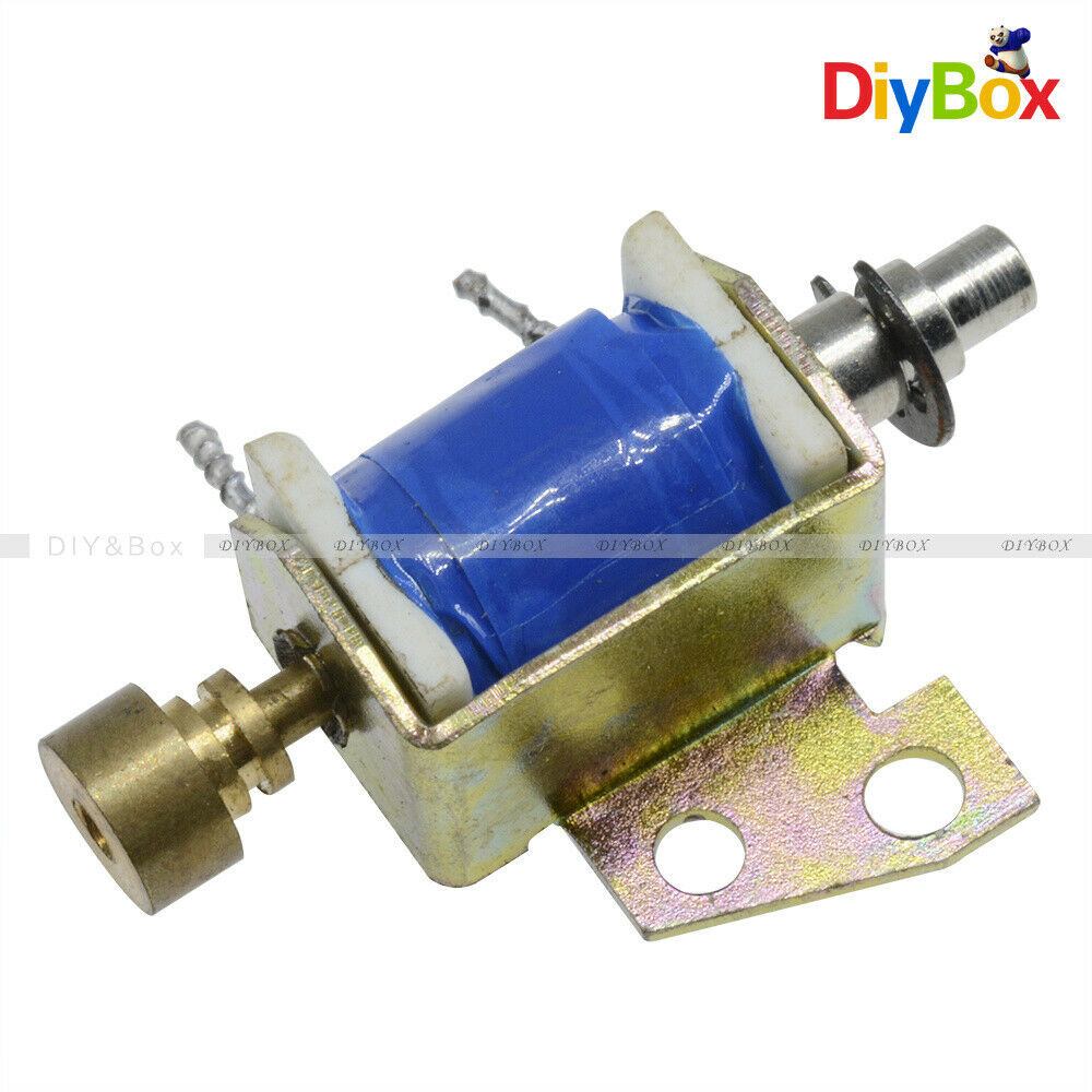 Solenoid Electromagnet HCNE1-0416 DC12V Push Pull Type Open Frame 10mm 2N Reset