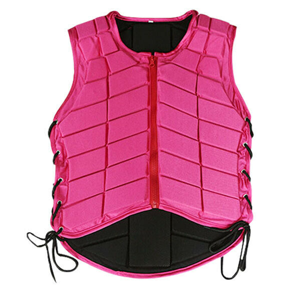 Safety Horse Riding Vest Equestrian Body Protector Waistcoat Kids Pink M Coat
