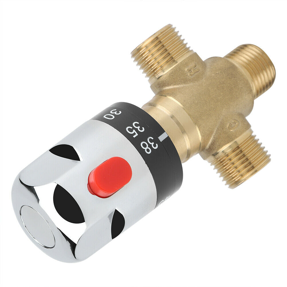 Thermostatic Mixing Valve Pipes Basin Constant Water Temperature Toilets Tap