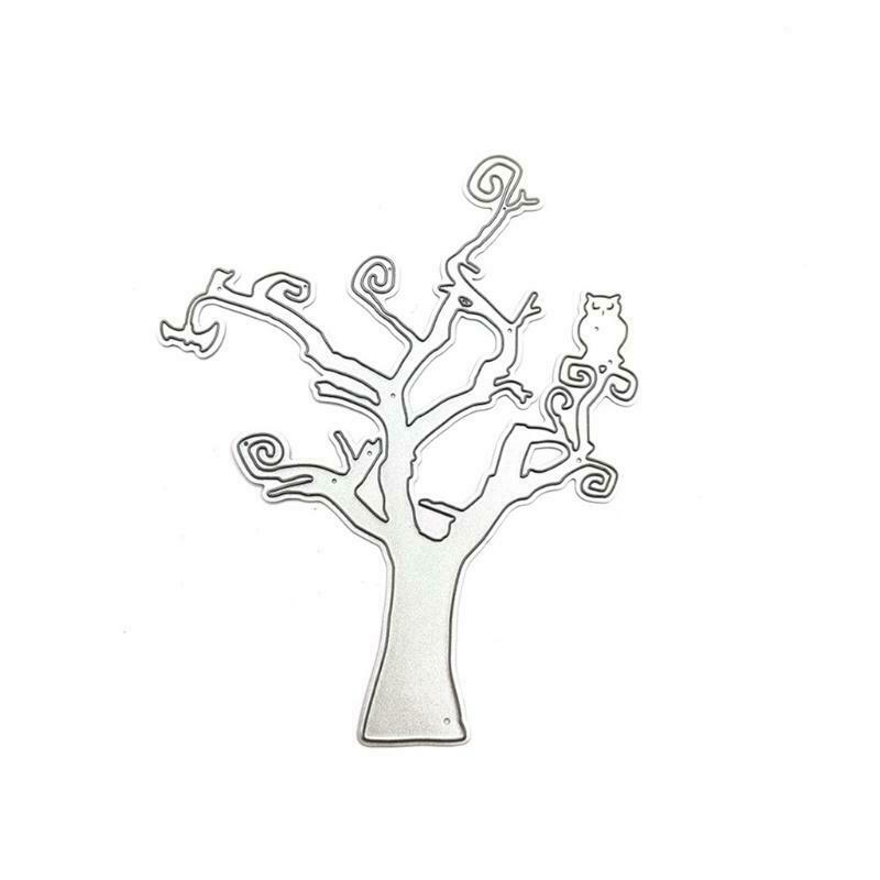 Halloween Tree Metal Cutting Dies Stencil DIY Scrapbooking Album Paper Card Mold