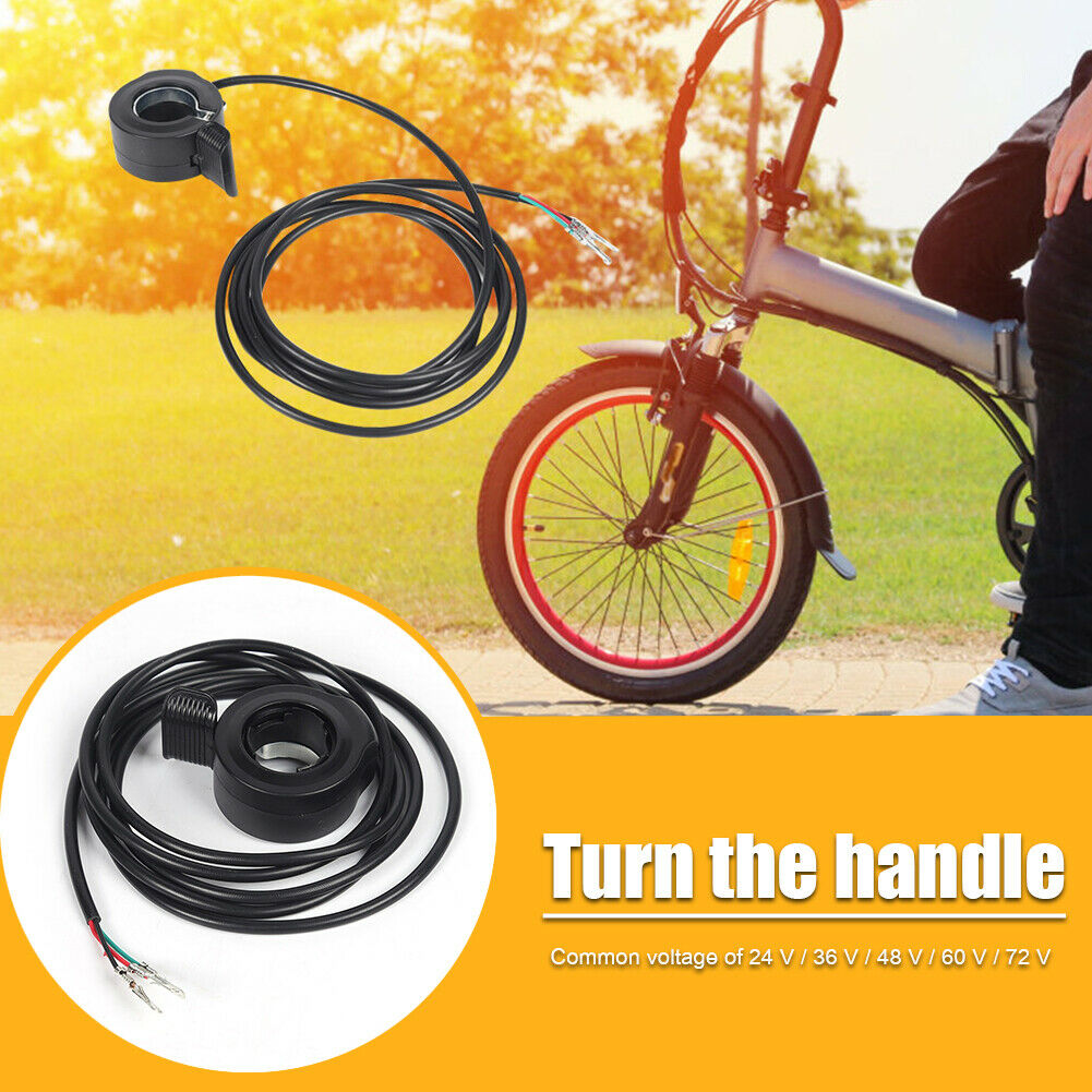 Left Right Thumb Throttle Speed Control Finger Switch for Electric Bicycle Bikes