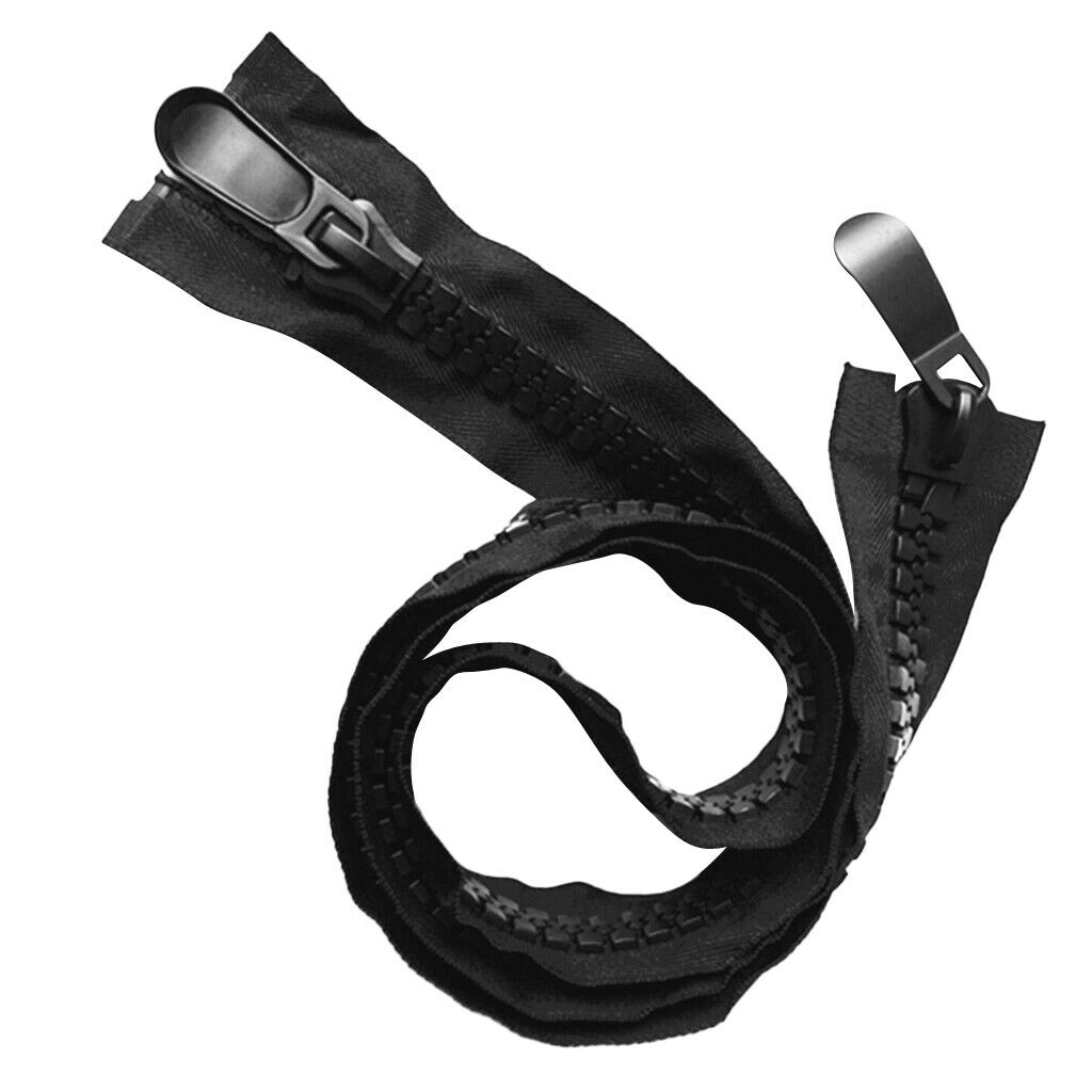 #20 Marine Separating Zipper Bimini Top Boat Canvas Outdoor 42" 106cm Black