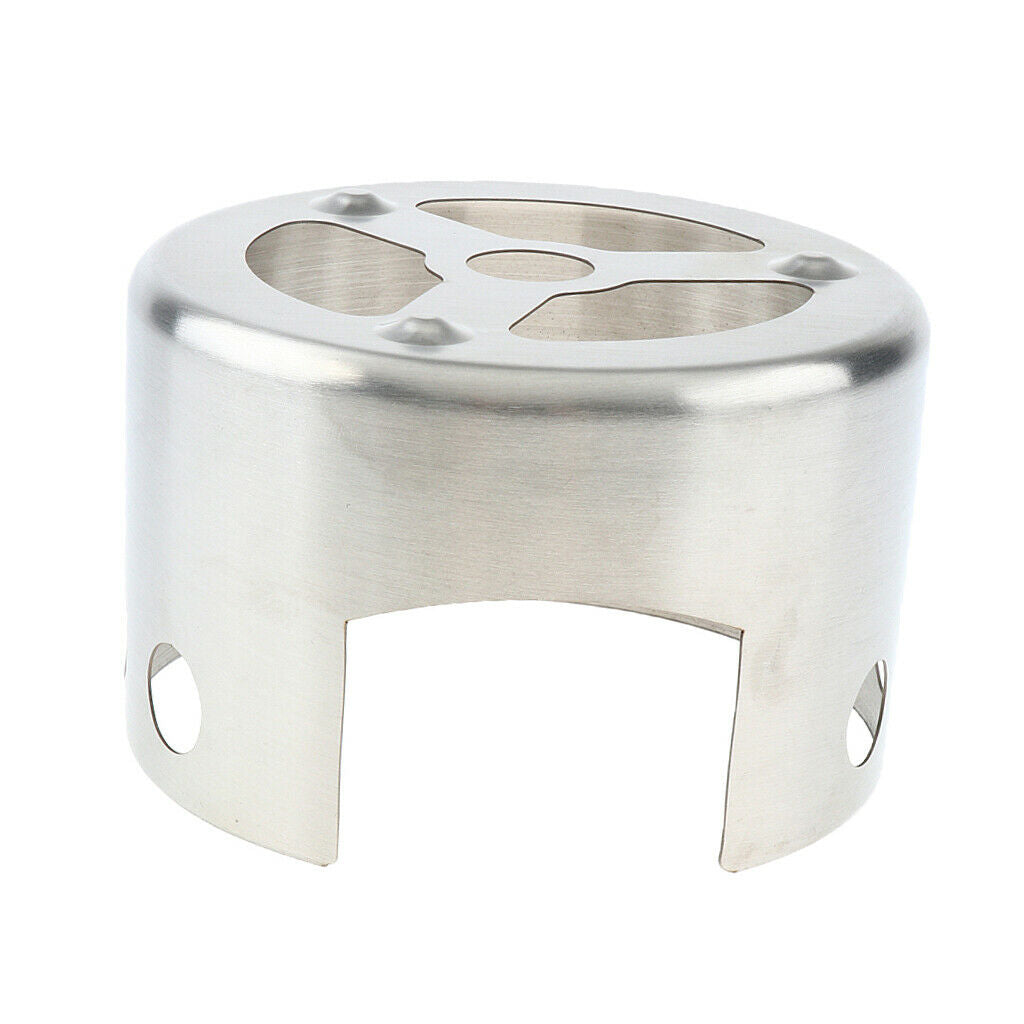 Camping Backpacking Stove, Portable Stainless Steel Alcohol Burning Stove for