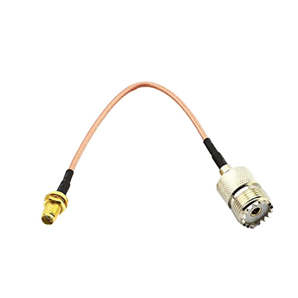 Handheld Antenna Cable SMA Female to UHF SO-239 Female Plug