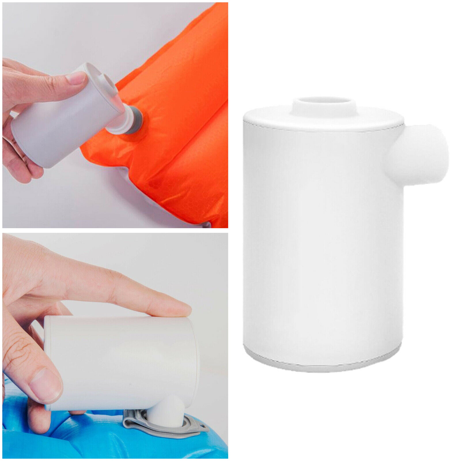 Portable Air Pump Inflator Swimming Pools USB Rechargeable Rings Inflator