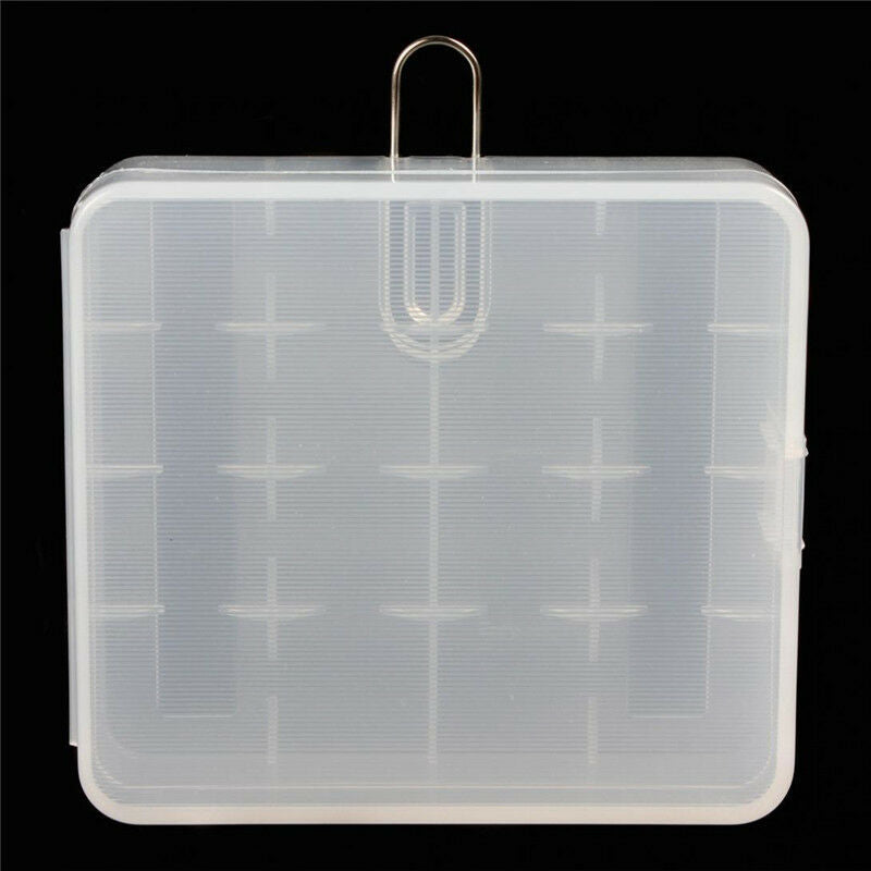 Portable Hard Plastic Battery Case Holder Storage Box for 4x18650 Batteries MF