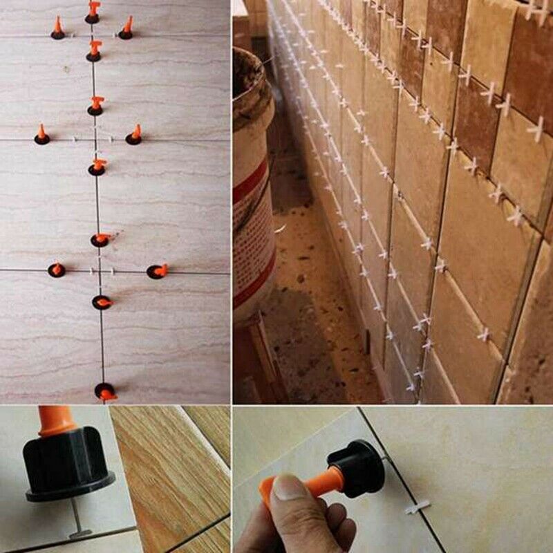 101Pcs 1.5mm Tool Resuable Anti-Lippage Locator Tool Ceramic Brick Floor and WS2