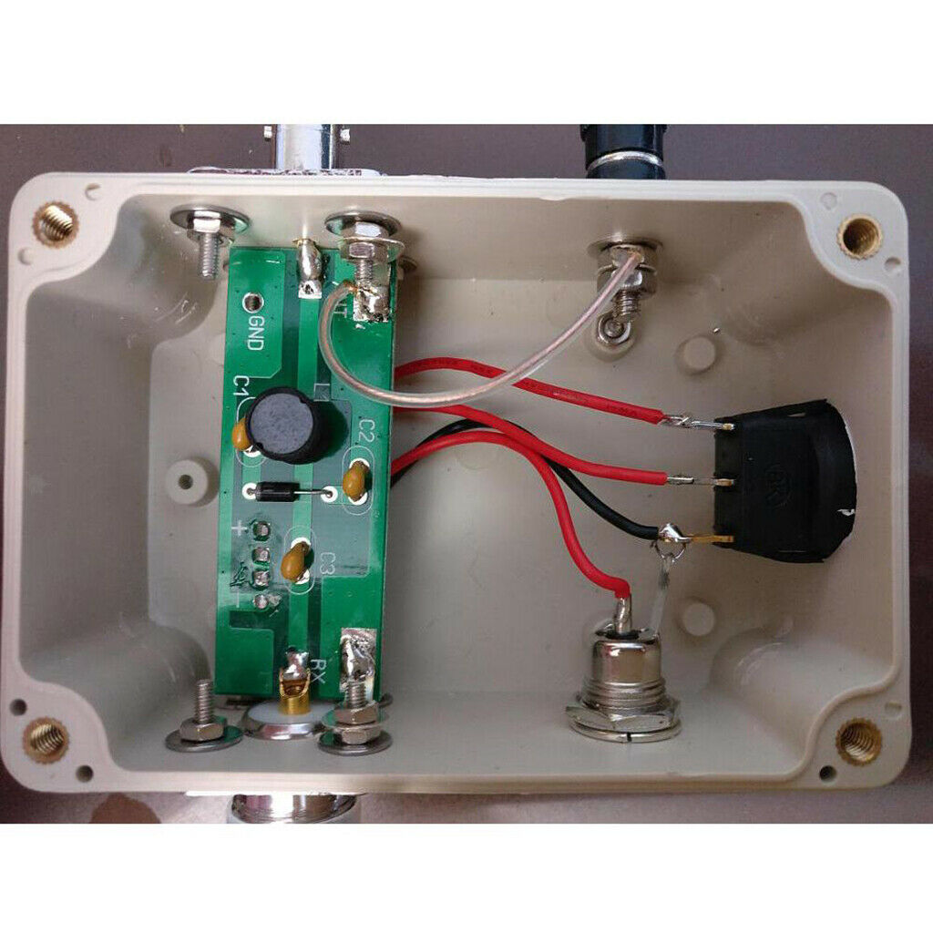 New Cased Mini Whip Active Antenna HF LF VLF Mini Whip Shortwave SDR RX portable