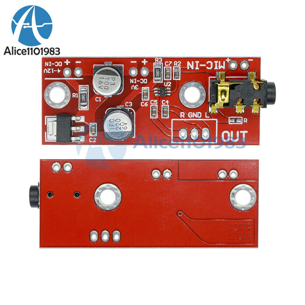 MAX9812 MAX9812L Electret Microphone Amplifier Board 3V/ 4V-12V Input