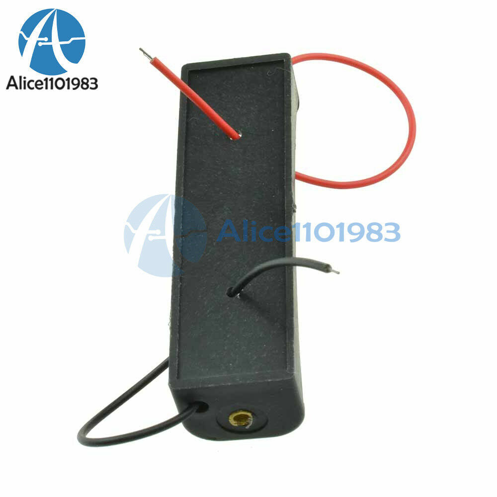 5PCS 1.5V Battery Holder AA Storage Box Case with 5" Lead for DIY Experiment