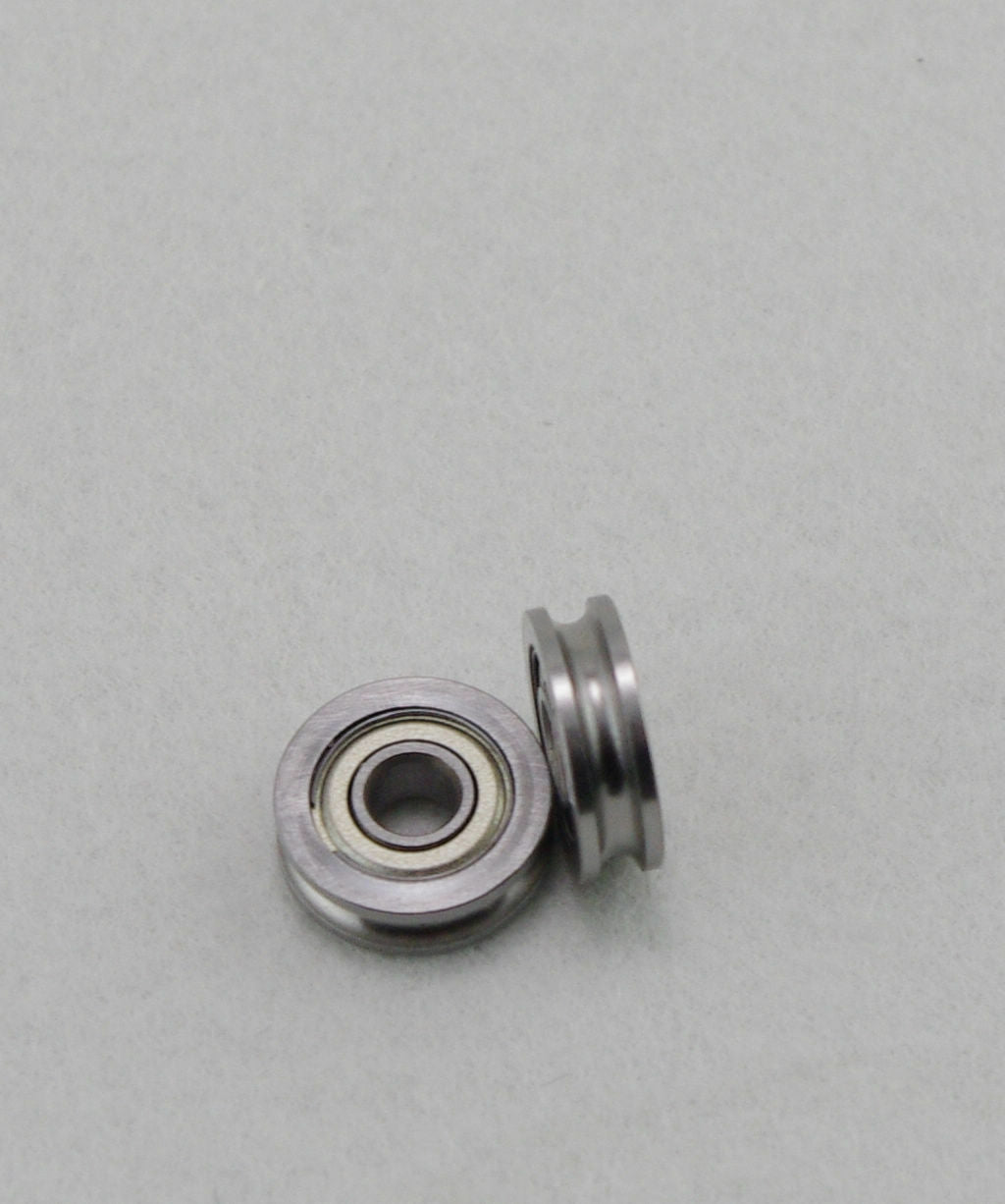 (10)4x13x4mm 604UU 4mm U Groove Sealed Guide Pulley Rail Ball Bearing 4*13*4