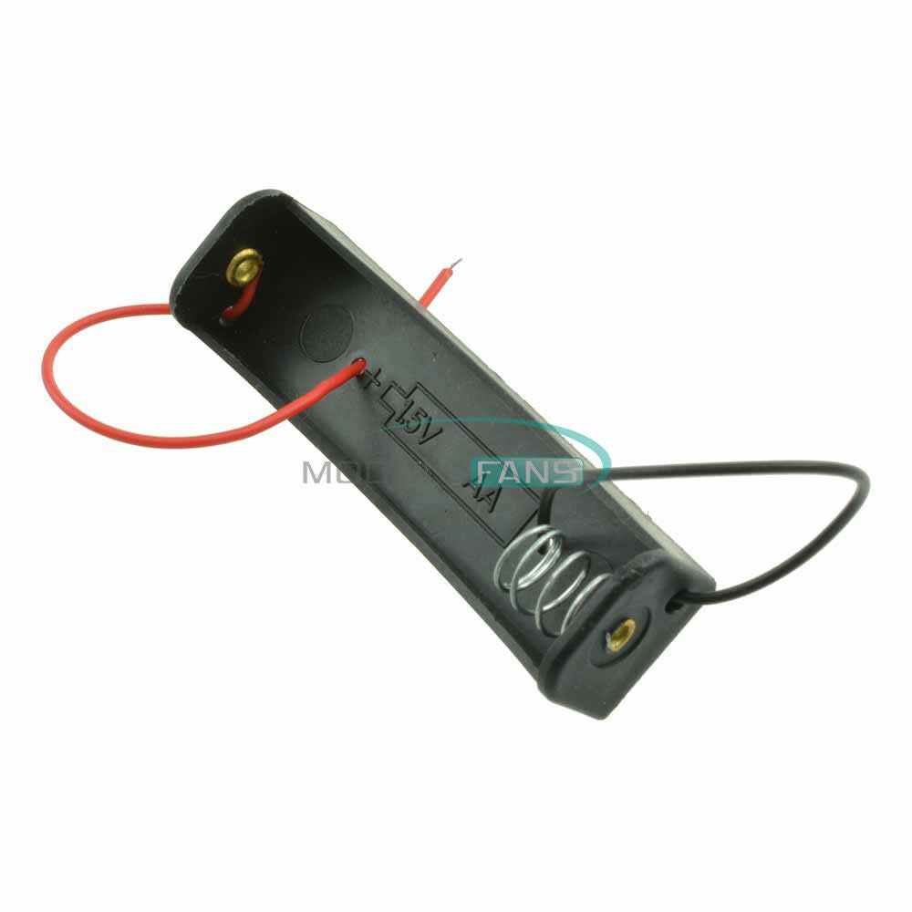 10PCS Plastic AA Battery HolderStorage Case Box Soldering For 1.5V Battery MF