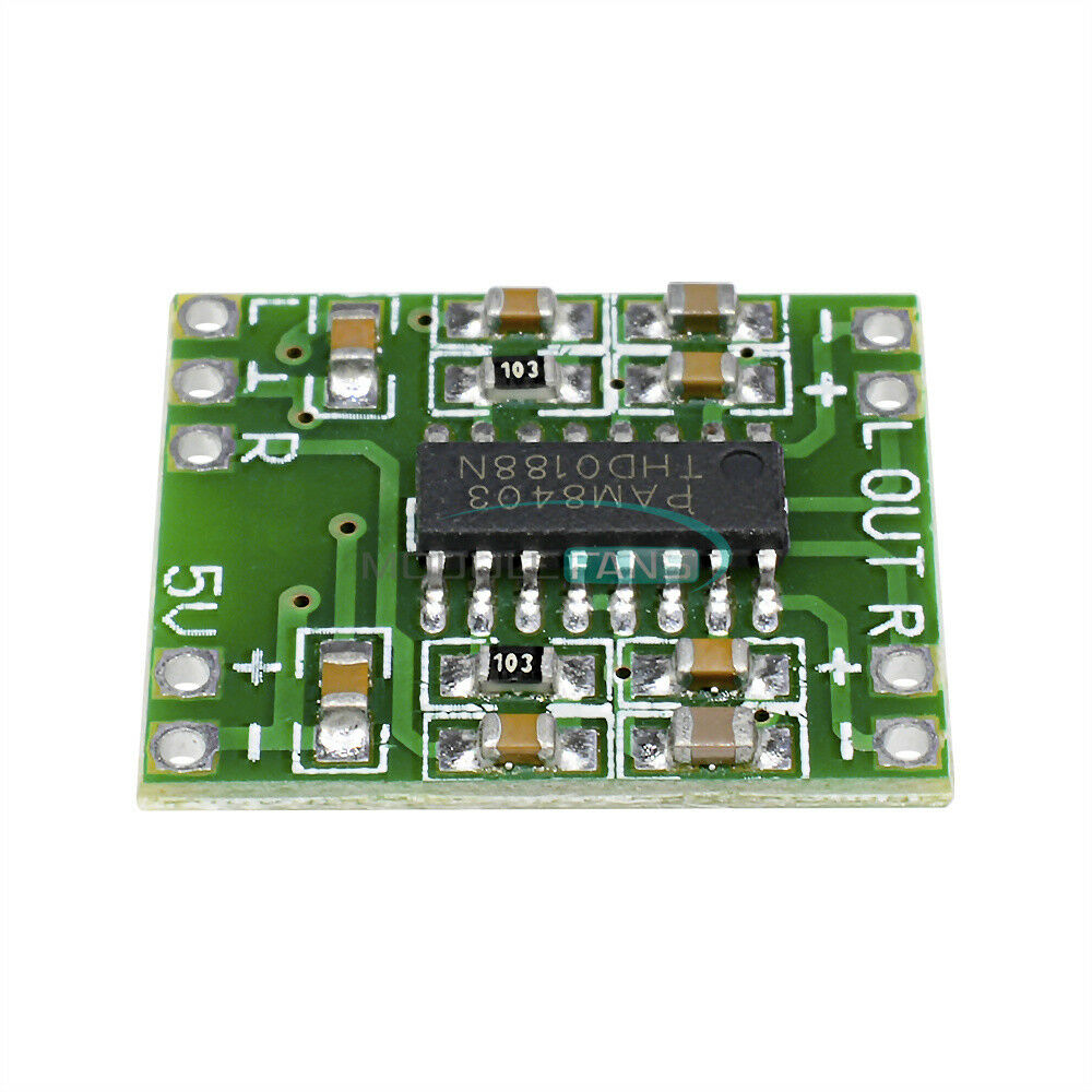3PCS Digital Amplifier Board Class D 2*3W USB Power Mini PAM8403 Audio Module M