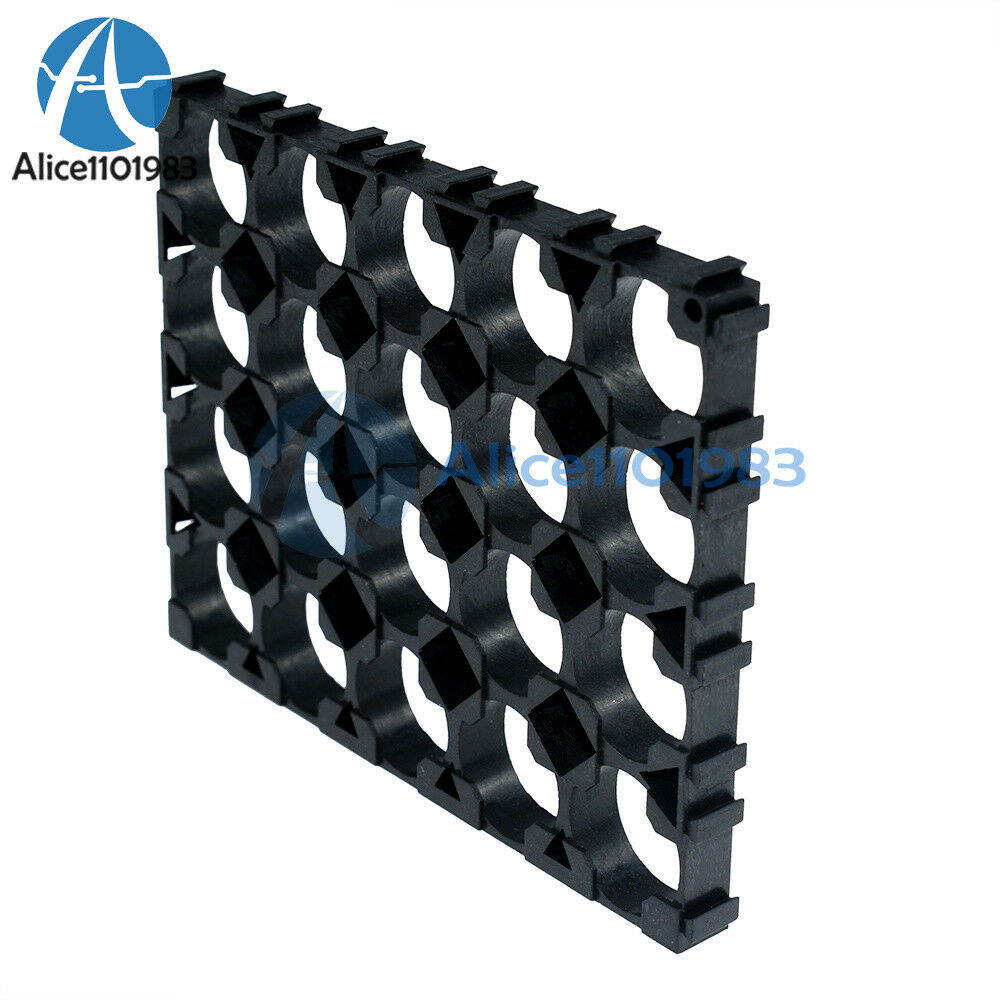 5PCS 4x5 Cell 18650 Batteries Spacer Radiating Shell Plastic Heat Holder Bracket