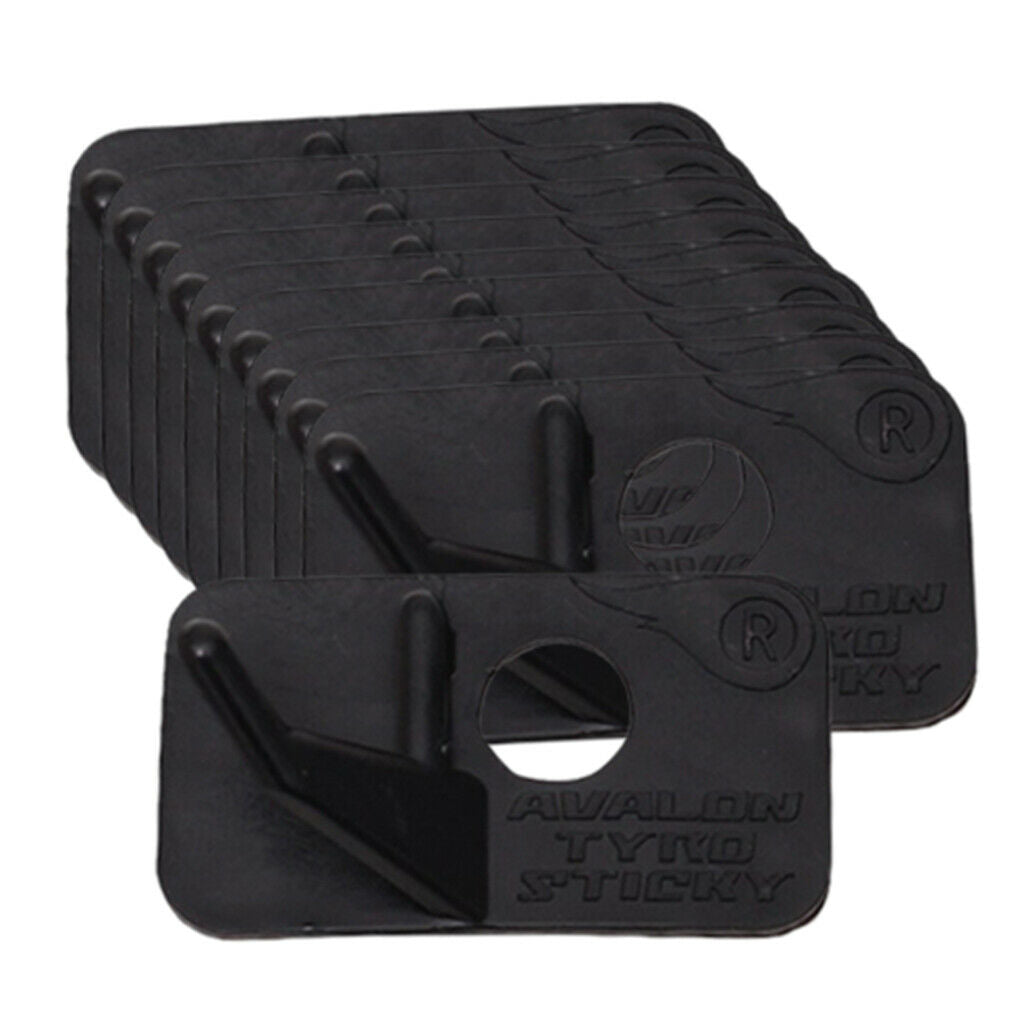 10x Recurve Bow Arrow Bow Rest Plastic & Self-adhesive Back Archery Tools