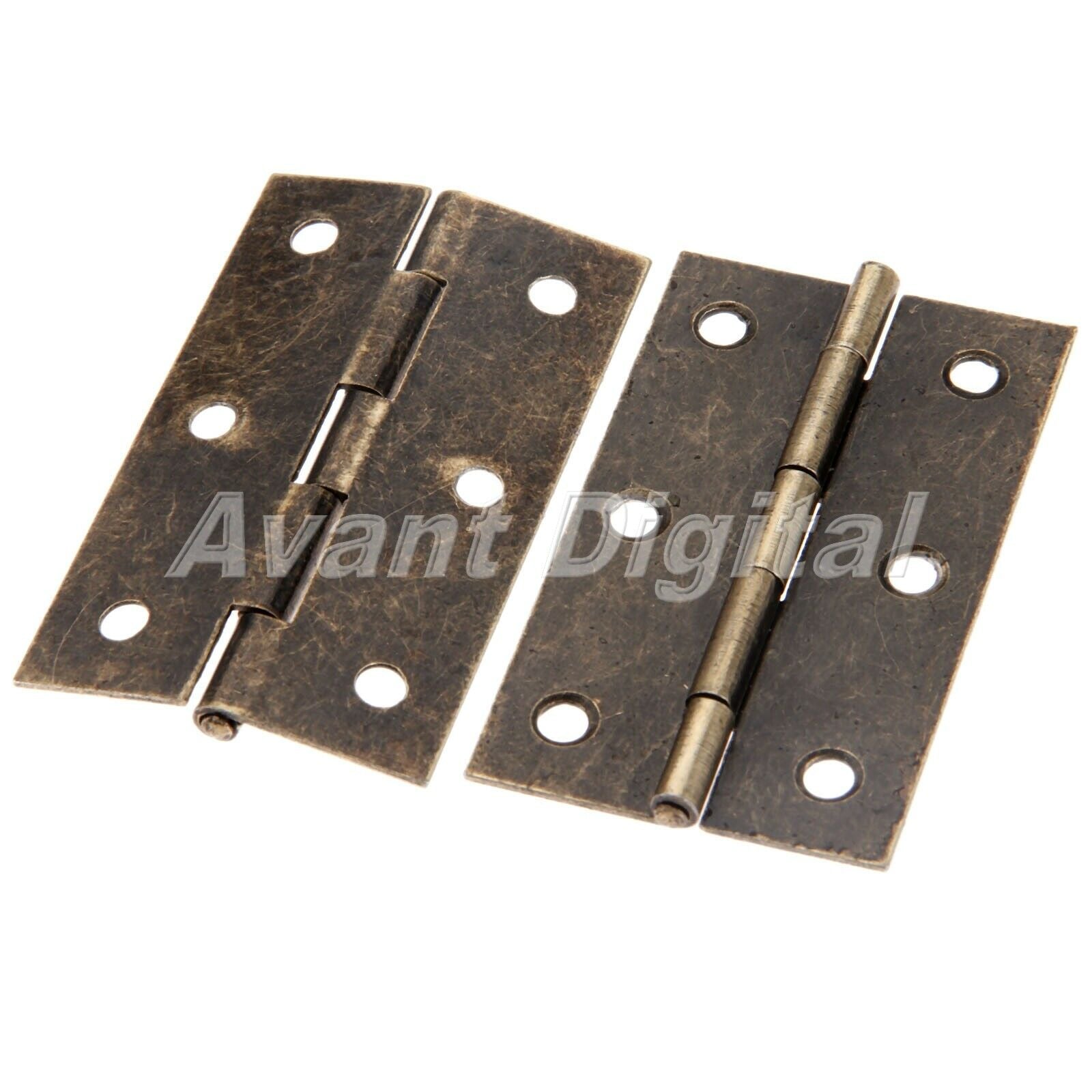 75*42mm Retro Furniture Jewelry Box Hinge Cabinet Wardrobe Door Hinges Hardware