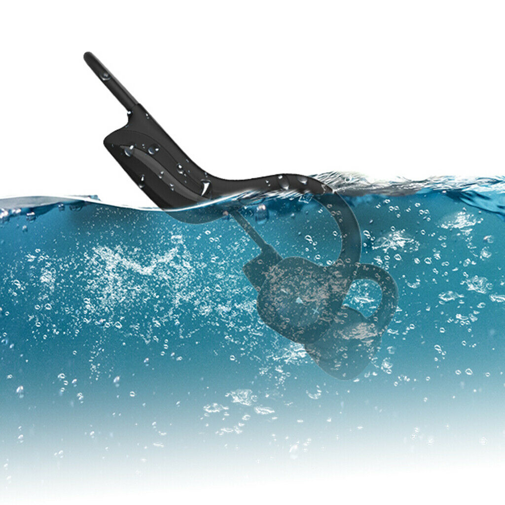 Bone Conduction Headphones, HiFi MP3 Player IPX8 Waterproof Outdoor Sport